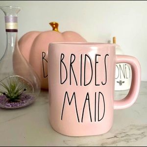 SOLD! NEW Rae Dunn BRIDESMAID Pink Mug